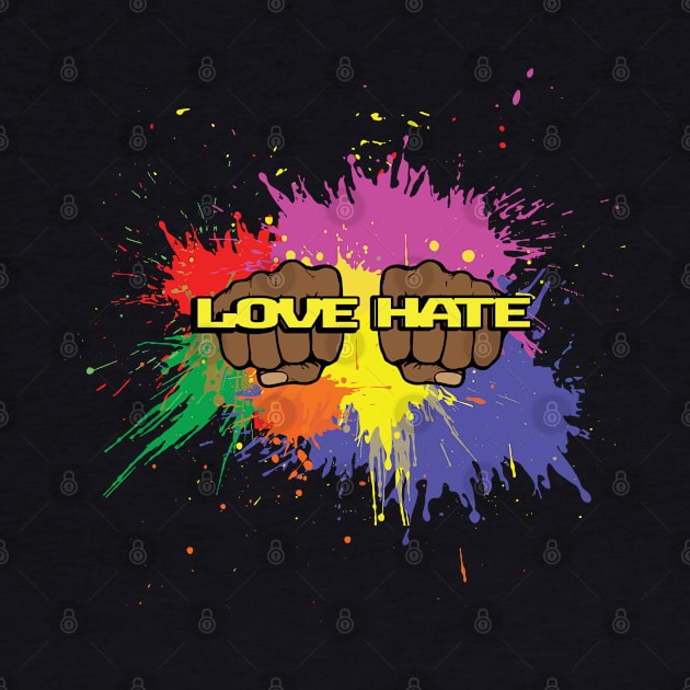 Love Hate Rings by Ebony T-shirts